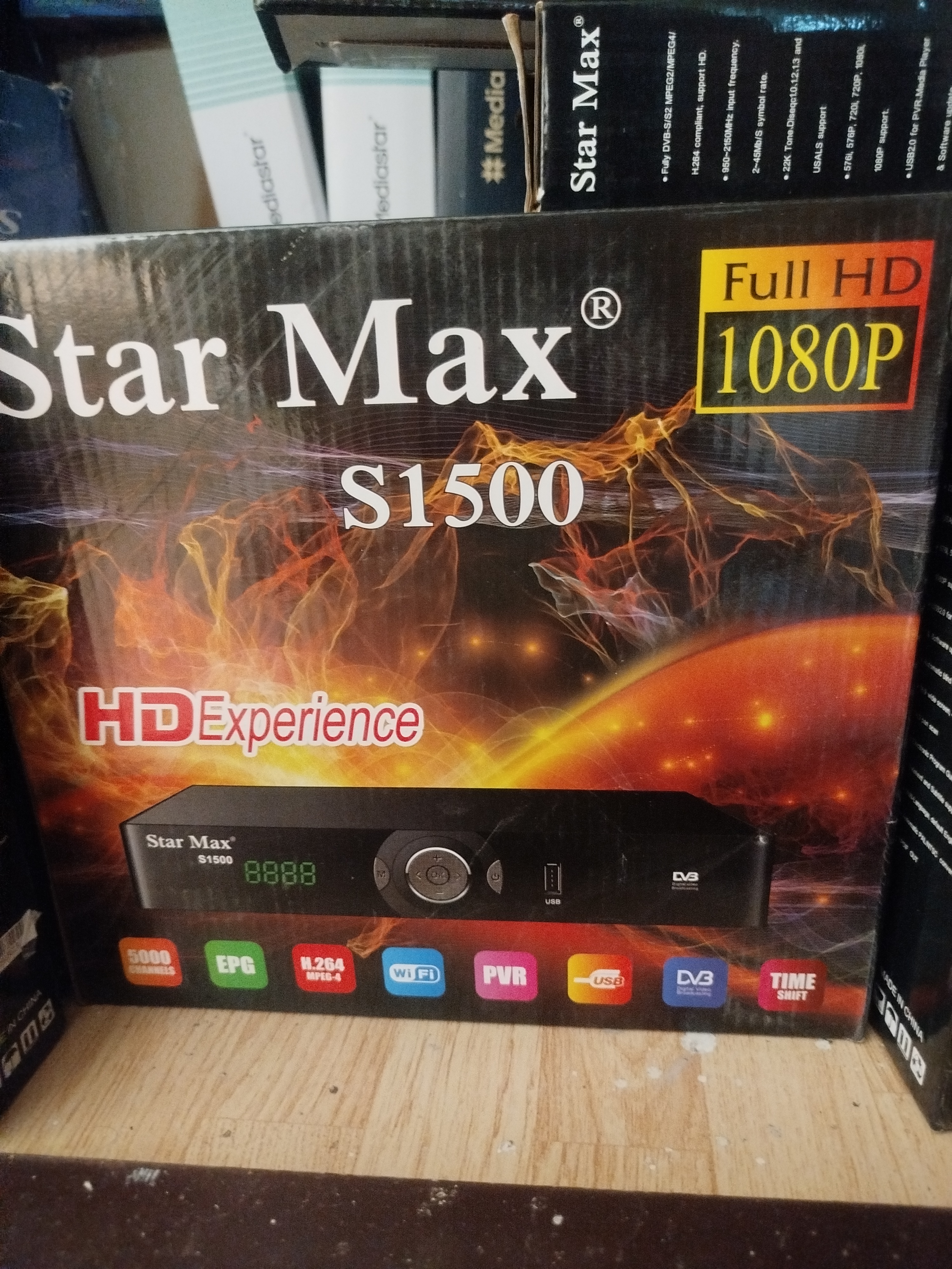 گیرنده دیجیتال استارمکس مدل s1500 فول اچ‌دی دو کنترلی